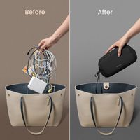 tomtoc - Light-T12 Electronic Accessory Organizer Tech Pouch Cable Bag Travel Case for Cords, Cab... - Alternate Views