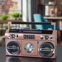 Studebaker - 80's Retro Street Boombox with Bluetooth - Rose Gold - Alternate Views