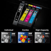 Epson - 288/288XL 4-Pack Ink Cartridges High Capacity and Standard Capacity - Black/Cyan/Magenta/... - Alternate Views