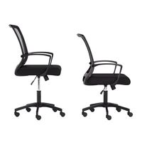 CorLiving - Workspace Mesh Back Office Chair - Black - Alternate Views