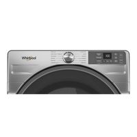 Whirlpool - 7.4 Cu. Ft. Stackable Smart Electric Dryer with Wrinkle Shield Option - Silver - Alternate Views