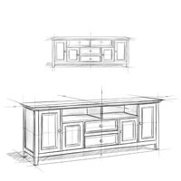 Simpli Home - Amherst Solid Wood 72 inch Wide Transitional TV Media Stand For TVs up to 80 inches... - Alternate Views