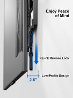 ErgoAV - Up to 43″ Tilt TV Mount - Black - Alternate Views