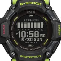 Casio - G-Shock Move 52mm Heart Rate + GPS Solar Assist Resin Strap Smartwatch - Yellow - Alternate Views