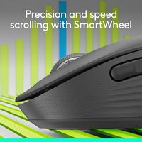 Logitech - Signature M650 L Full-size Wireless Optical Scroll Mouse with Silent Clicks - Wireless... - Alternate Views