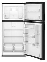 Amana - 30 in. Wide 19 cu. ft. Garage Ready Top-Freezer Refrigerator and - Black - Alternate Views