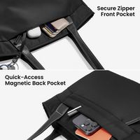 tomtoc Laptop Tote Bag for Women, Laptop Work Shoulder Bag with Device Compartment fits up to 14 ... - Alternate Views