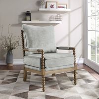 OSP Home Furnishings - Fletcher Spindle Chair - Smoke - Alternate Views