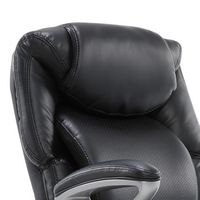 Serta - AIR Health & Wellness Mid-Back Manager's Chair - Black - Alternate Views