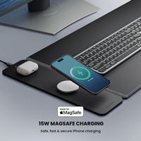 JOURNEY - ALTI ULTRA Fast Wireless Charging Desk Mat - Midnight - Alternate Views