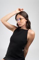 GUNNAR - Mustang Computer Glasses with Blue Light Reduction, Amber Lenses - Gold - Alternate Views