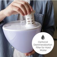 CRANE - 1 Gal. Drop Ultrasonic Cool Mist Humidifier - White - Alternate Views
