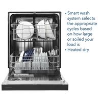 Insignia™ - 24” Front Control Built-In Dishwasher with Sensor Wash, Stainless Steel Tub, 51 dBA, ... - Alternate Views