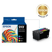 Epson - 212 Claria Ink Standard Capacity Color Combo Pack (T212520-S) - Cyan/Magenta/Yellow - Alternate Views