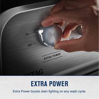 Maytag - 4.7 Cu. Ft. High Efficiency Top Load Washer with Extra Power Button - White - Alternate Views