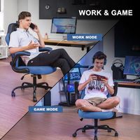 GTPlayer - GT500 Ergonomc Gaming Chair - Blue - Alternate Views