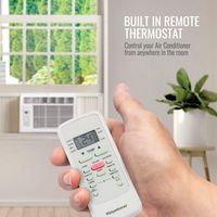 Keystone - 8,000 BTU 115V Window/Wall Air Conditioner with 3,500 BTU Supplemental Heat Capability... - Alternate Views