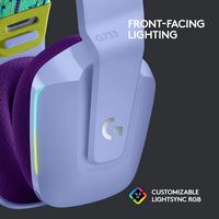 Logitech - G733 LIGHTSPEED Wireless Gaming Headset for PS4, PC - Lilac - Alternate Views
