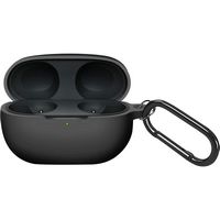SaharaCase - Venture Series Silicone Case for Sony WF-1000XM5 True Wireless Headphones - Black - Alternate Views