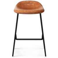 Simpli Home - Dafney Counter Height Stool (Set of 2) - Camel Brown - Alternate Views