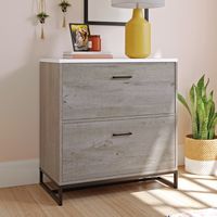 Sauder - Tremont Row 2-Drawer Lateral File Cabinet - Mystic Oak - Alternate Views