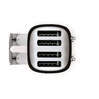 SMEG - TSF03 4-Slice Wide-Slot Toaster - Black - Alternate Views