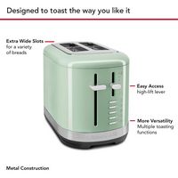 KitchenAid - 2 Slice Programmable Toaster - Pistachio - Alternate Views