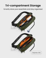 tomtoc - Aviator-T35 3.5L X-Pac Sling Bag with RFID Blocking, Minimalist Crossbody Bag Chest Shou... - Alternate Views