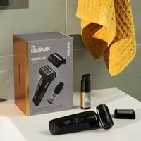 Manscaped - The Chairman Pro Essentials Kit Rechargeable Wet/Dry Electric Foil Face Shaver and Sk... - Alternate Views