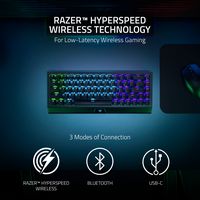 Razer - BlackWidow V4 Mini 65% HyperSpeed Wireless Orange Switch Gaming Keyboard with Hot-Swappab... - Alternate Views