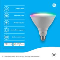 Cync - PAR38 Outdoor Smart LED Light Bulb - Color Changing - Full Color - Alternate Views