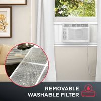 Amana - 150 Sq. Ft. 5,000 BTU Window Air Conditioner - White - Alternate Views