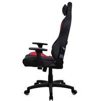 Arozzi - Torretta Supersoft Upholstery Fabric Gaming Chair - Red - Alternate Views