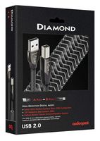 AudioQuest - Diamond USB-A > B 2.5' Digital  High-Definition Audio Cable with USB-A to USB-B Conn... - Alternate Views