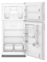 Amana - 19 Cu. Ft.Garage Ready Top-Freezer Refrigerator and - White - Alternate Views