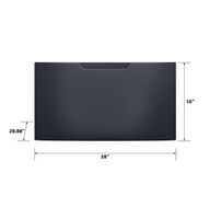 GE - 16” Laundry Pedestal with Storage Drawer for Select Washers and Dryers - Sapphire Blue - Alternate Views