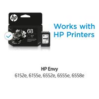 HP - 68 Standard Capacity Ink Cartridge - Black - Alternate Views