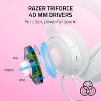 Razer - Kraken Kitty V2 Wired Gaming Headset for PC, Mac, Nintendo Switch, Steam Deck, Mobile, an... - Alternate Views