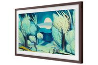 Samsung - 32” The Frame Customizable Bezel - Modern Brown - Alternate Views