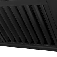 ZLINE - 30 inches - Externally Vented - Wall Range Hood - Black stainless steel - Alternate Views