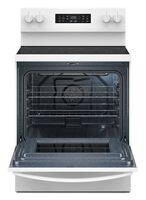Whirlpool - 5.3 Cu. Ft. Electric Range with Air Cooking Technology - White - Alternate Views