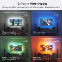 Nanoleaf - 4D - Screen Mirror + Lightstrip Kit (For TVs and Monitors up to 65