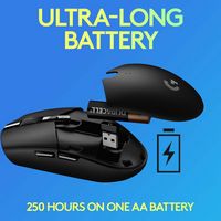 Logitech - G305 LIGHTSPEED Wireless Optical 6 Programmable Button Gaming Mouse with 12,000 DPI HE... - Alternate Views