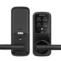 Lockly - Secure Pro Smart Lock Wi-Fi Replacement Latch with 3D Biometric Fingerprint/Keypad/App/V... - Alternate Views