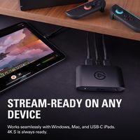 Elgato - 4K S – Ext Capture 4K60, 1440p120/1080p240 Passthrough and Capture for PS5, Xbox Series ... - Alternate Views