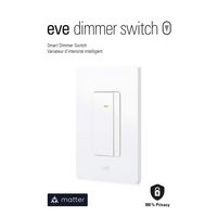 Eve - Dimmer Switch – Smart Dimmer Switch (Matter) – - White - Alternate Views