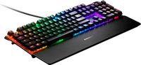 SteelSeries - Apex 7 Full Size Wired Mechanical Red Linear Switch Gaming Keyboard with RGB Backli... - Alternate Views