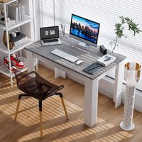 Costway Dining Table 47 Inch Kitchen Dining Table Rectangular for Small Space - Dark Gray - Alternate Views