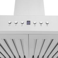 ZLINE - 42 inches - Externally Vented - Wall Range Hood - Brushed Stainless Steel - Alternate Views