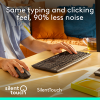 Logitech - MK295 Full-size Wireless Keyboard and Mouse Combo for Windows and Chrome OS with Silen... - Alternate Views